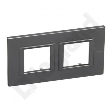 Axolute - Ramka prostokątna pozioma 2x2 moduły Axolute ANTRACYT