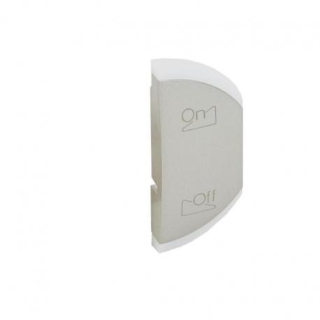 MY HOME SCS CELIANE - Klawisz prawy ON/OFF sterownika wielofunkcyjnego TYTANOWY