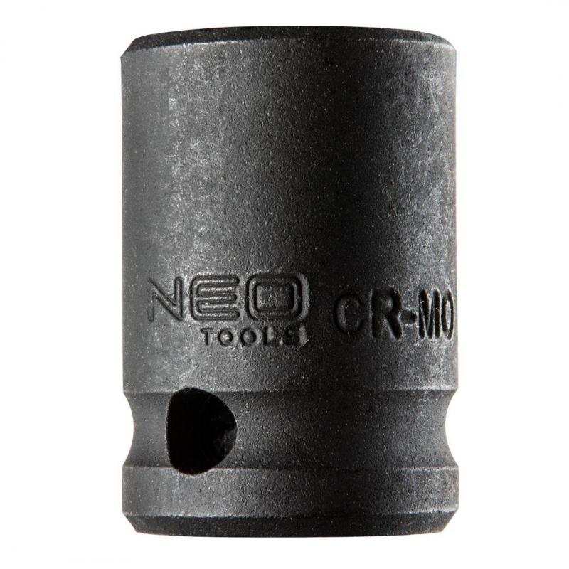 NEO Nasadka udarowa 1/2", 17 x 38mm, Cr-Mo