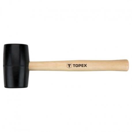TOPEX Młotek gumowy 50 mm/340 g, trzonek drewniany