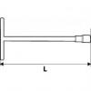 TOPEX Klucz trzpieniowy nasadowy 8 x 200 mm