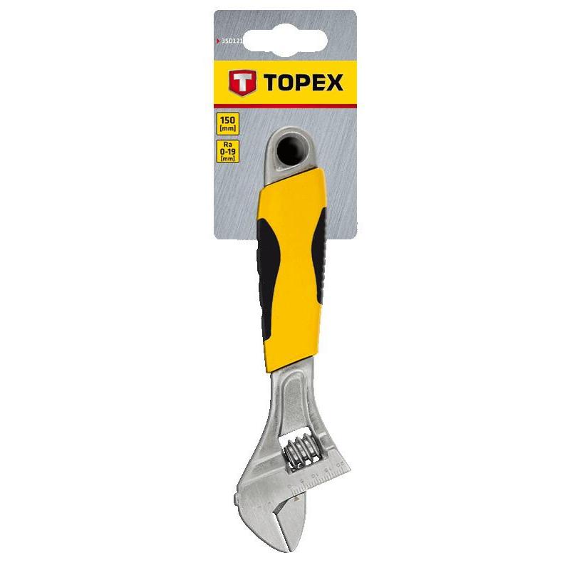 TOPEX Klucz nastawny 150 mm, zakres 0-20 mm