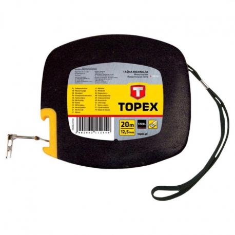 TOPEX Taśma miernicza stalowa 20 m x 12.5 mm