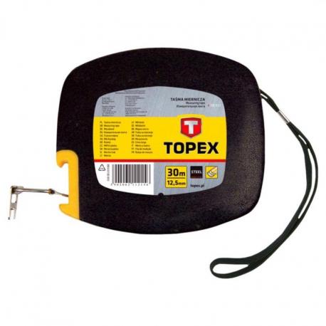 TOPEX Taśma miernicza stalowa 30 m x 12.5 mm