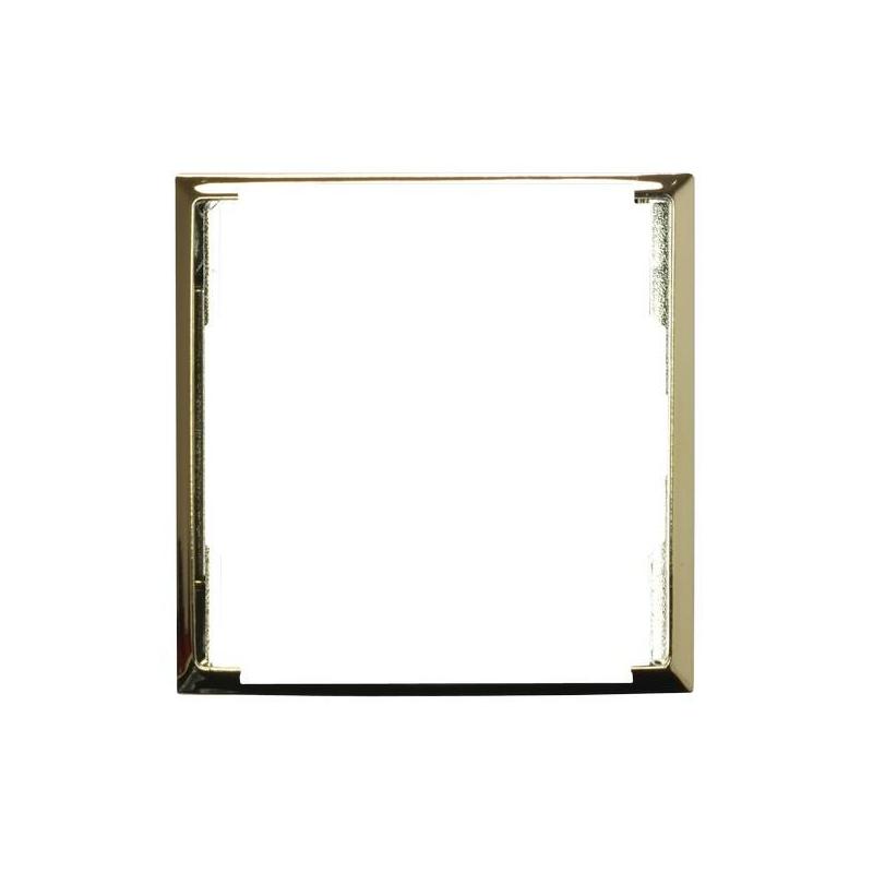 ARIA Złoty połysk, Ramka ozdobna do gniazd 2-krotnych do ramek (RO-4U/68) Ospel