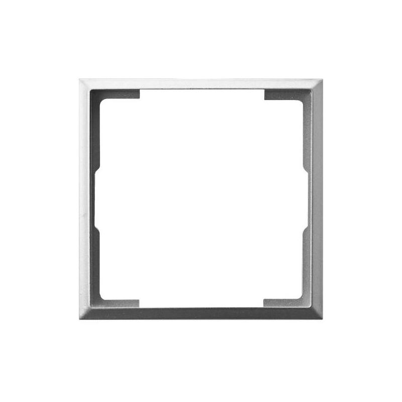 ARIA Srebro, Ramka ozdobna do gniazd 1-krotnych i ściemniaczy (RO-2U/18) Ospel