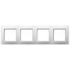ARIA Biały, Ramka do łączników IP44, 4-krotna (RH-4U/00) Ospel