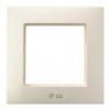 ARIA Ecru, Ramka do łączników IP44, 1-krotna (RH-1U/27) Ospel