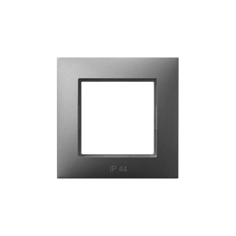 ARIA Szary mat, Ramka do łączników IP44, 1-krotna (RH-1U/70) Ospel