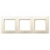 ARIA Ecru, Ramka do łączników IP44, 3-krotna (RH-3U/27) Ospel