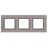 ARIA, Szkło+PC 4mm, Szare szkło, Ramka 3-krotna (R-3UGC/41/25) Ospel
