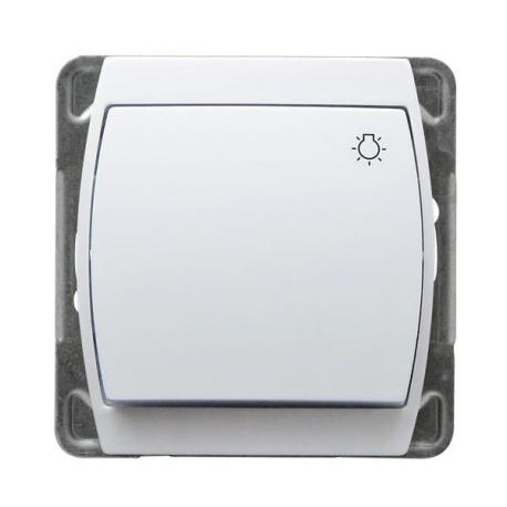 GAZELA Łącznik zwierny "światło" ŁP-5J/m/00 BIAŁY