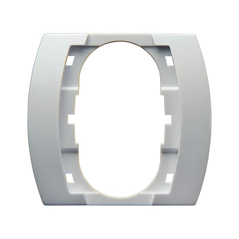 GAZELA Biały, Ramka do gniazda 2-krotnego (RG-1J/00) Ospel