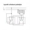 GAZELA Łącznik podwójny schodowy ŁP-10J/m/00 BIAŁY