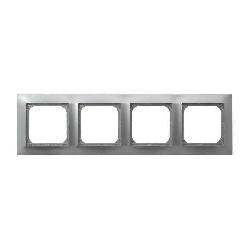 IMPRESJA Srebro, Ramka 4-krotna (R-4Y/18) Ospel