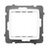 KARO Adapter podtynkowy systemu OSPEL 45 do serii Karo AP45-1S/m/00 BIAŁY