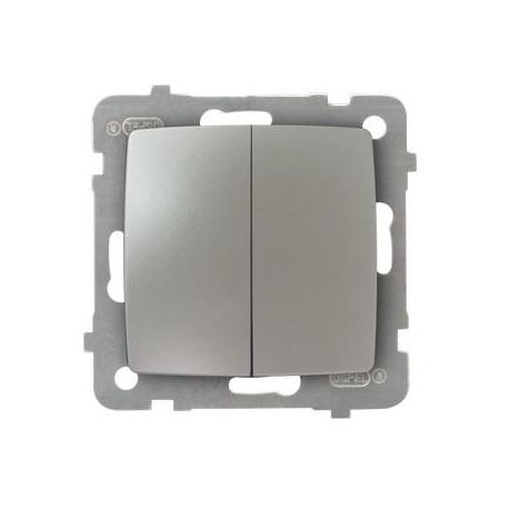KARO Łącznik podwójny schodowy ŁP-10S/m/43 SREBRNY PERŁOWY
