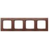 KARO Ramka poczwórna R-4S/57 WENGE