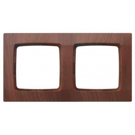 KARO Ramka podwójna R-2S/57 WENGE