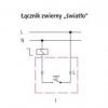 PI Biały, Łącznik zwierny światło (ŁW-5P/00) Ospel