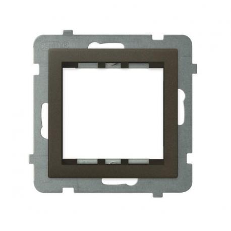 SONATA Adapter podtynkowy systemu OSPEL 45 do serii Sonata AP45-1R/m/40 CZEKOLADOWY METALIK