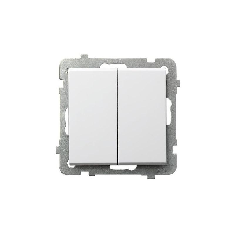 SONATA Biały, Łącznik podwójny schodowy (ŁP-10R/m/00) Ospel