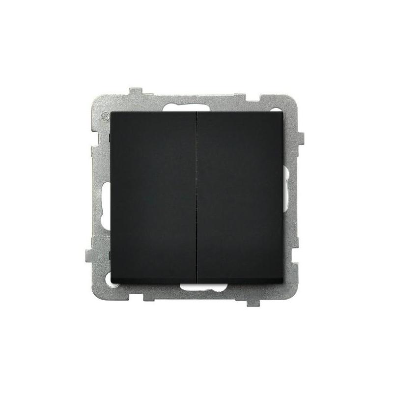 SONATA Czarny metalik, Łącznik podwójny schodowy (ŁP-10R/m/33) Ospel