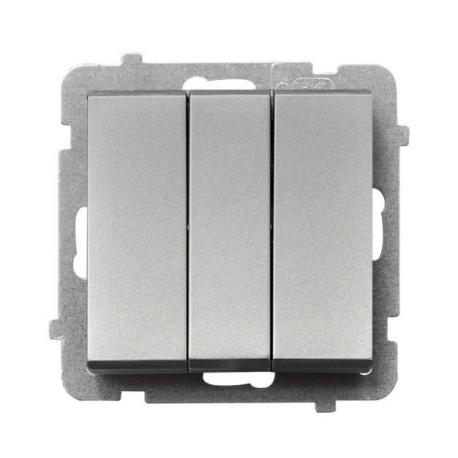 SONATA Łącznik potrójny ŁP-13R/m/38 SREBRO MAT