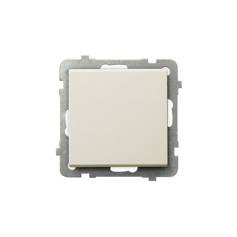 SONATA Ecru, Łącznik 1-biegunowy (ŁP-1R/m/27) Ospel