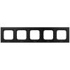 SONATA Czarny metalik, Ramka do łączników IP44, 5-krotna (RH-5R/33) Ospel