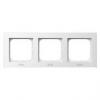 SONATA Biały, Ramka do łączników IP44, 4-krotna (RH-4R/00) Ospel