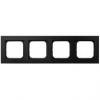 SONATA Czarny metalik, Ramka 4-krotna (R-4R/33) Ospel