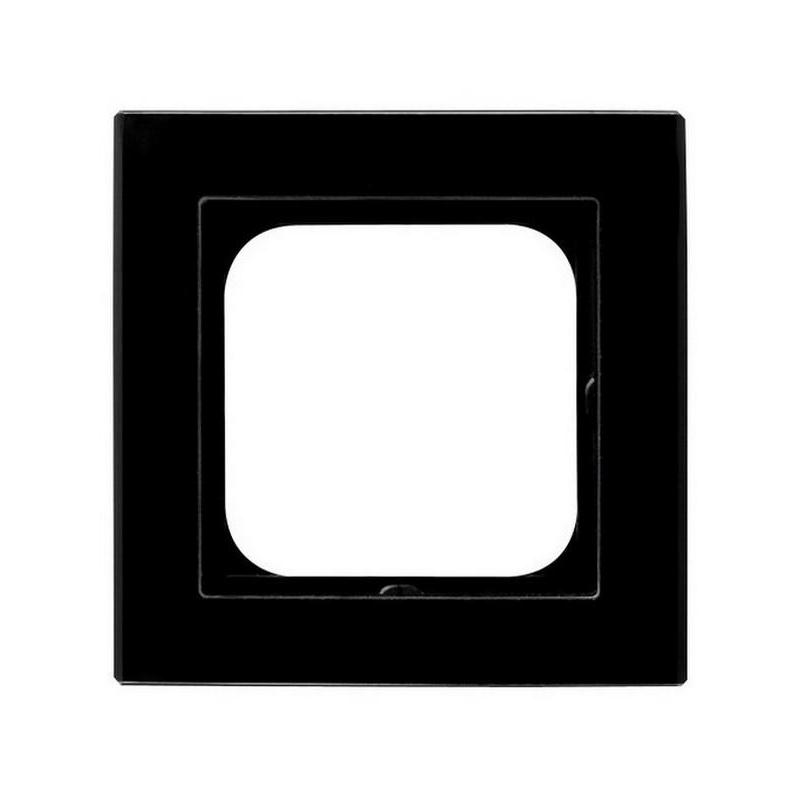 SONATA, Szkło 6mm, Czarne szkło, Ramka 1-krotna (R-1RG/32) Ospel