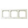 SONATA Ecru, Ramka do łączników IP44, 3-krotna (RH-3R/27) Ospel