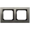 SONATA STAL INOX Ramka podwójna R-2RM/37 STAL INOX