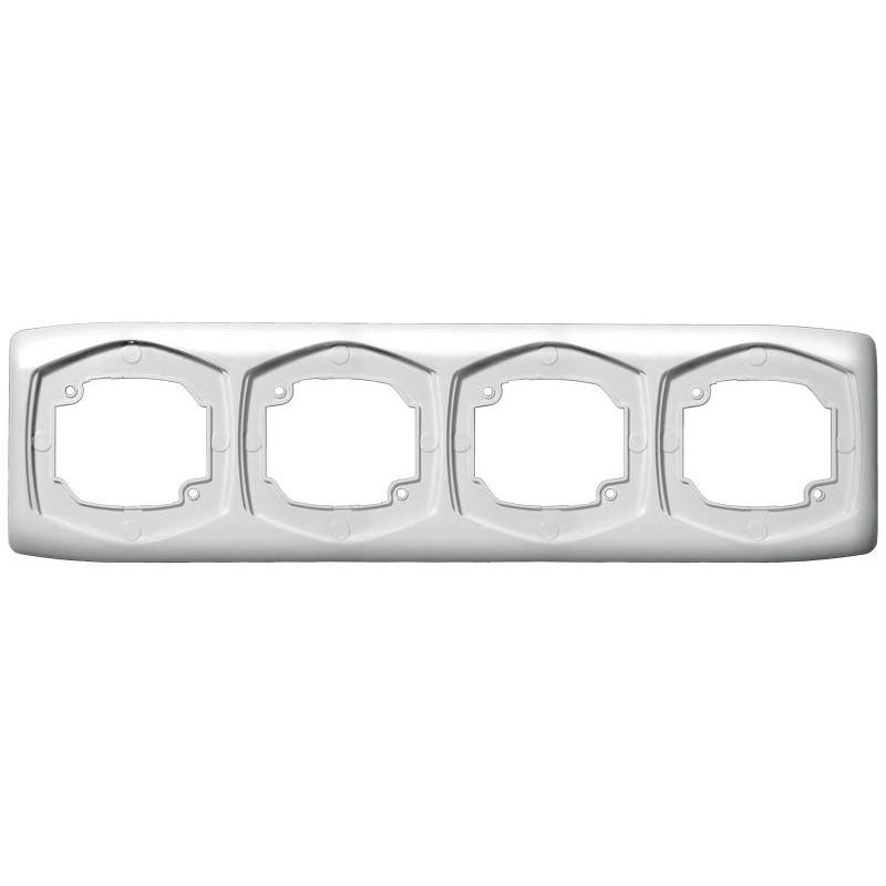 TON Biały, Ramka 4-krotna pozioma (R-4CH/00) Ospel