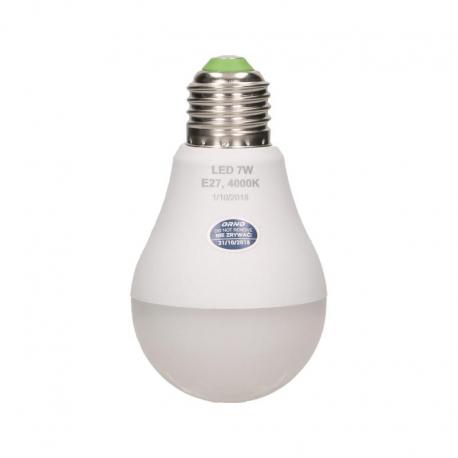 Orno SAHIL LED, żarówka z mikrofalowym czujnikiem ruchu, 7W, 600lm, 4000K , gwint E27