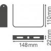 HIGH BAY VALUE BRACKET 100 W