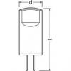PARATHOM® LED PIN G4 12 V 10 0.9 W/2700K G4