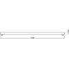 Żarówka LED LEDinestra® DIM 15 W/2700K 1000 mm FR