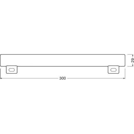 Żarówka LED LEDinestra® DIM 4.5 W/2700K 300 mm FR