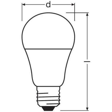 Żarówka LED PARATHOM® CLASSIC A 40 5.5 W/2700K E27 10szt.