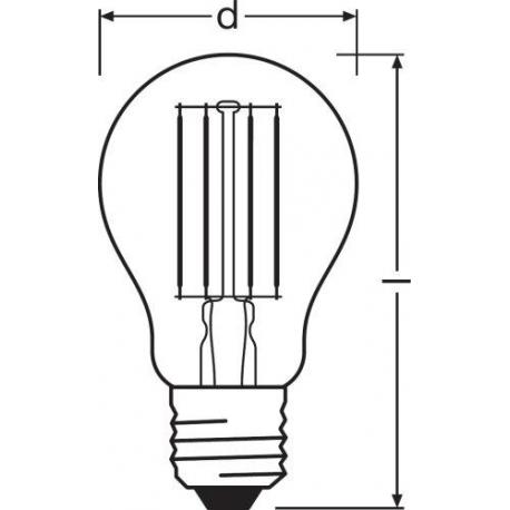Żarówka LED PARATHOM® Retrofit CLASSIC A DIM 75 8.5 W/2700K E27 10szt.