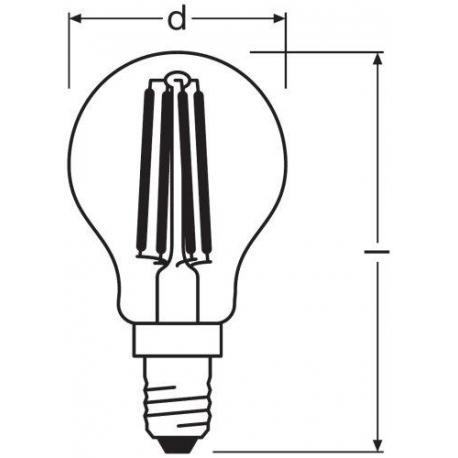 Żarówka LED THREE STEP DIM CLASSIC P 40 4 W/2700K E14 6szt.