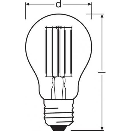 Żarówka LED VALUE CLASSIC A 100 CL 11 W/2700K E27 10szt.