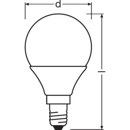 Żarówka LED VALUE CLASSIC P 40 5.5 W/6500K E14 10szt.