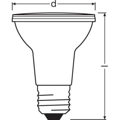 Lampa punktowa LED PARATHOM® DIM PAR20 50 36° 5 W/2700K E27 6szt.