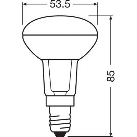 Lampa punktowa LED PARATHOM® DIM R50 60 36° 5.9 W/2700K E14 10szt.