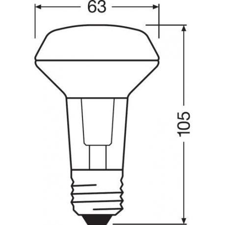 Lampa punktowa LED PARATHOM® DIM R63 60 36° 5.9 W/2700K E27 10szt.
