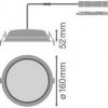 Oprawa oświetleniowa LED DOWNLIGHT ALU DALI 150 14 W 3000 K IP44/IP20 WT